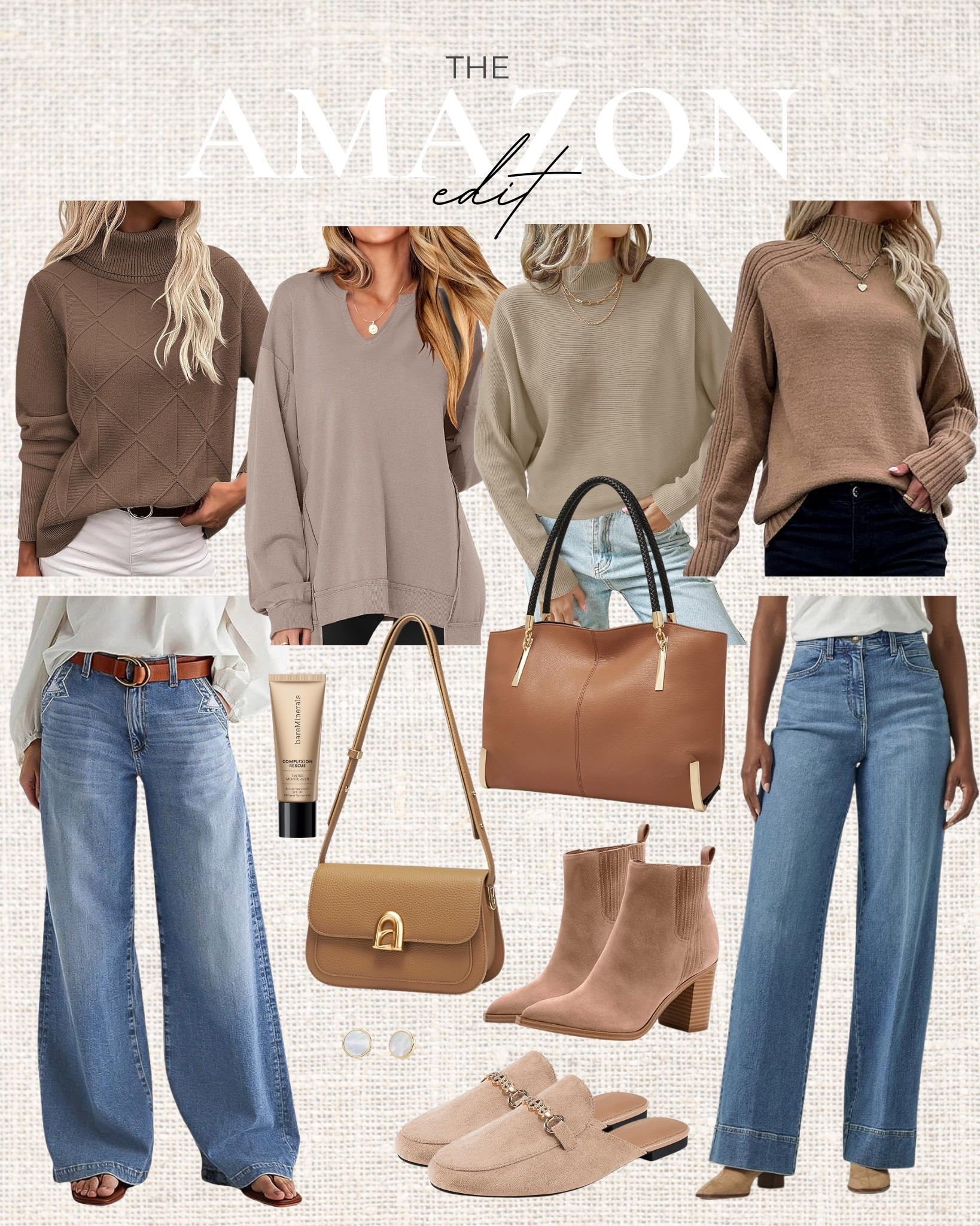 Refresh your wardrobe with these trending fashion finds you can shop now on Amazon!
chunky knit pullover, brown tones, fall booties,  layering pieces, fall look, casual style, trendy outfits, wardrobe essentials, everyday wear, favorite finds, amazon style, affordable look

#LTKStyleTip #LTKU #LTKSeasonal