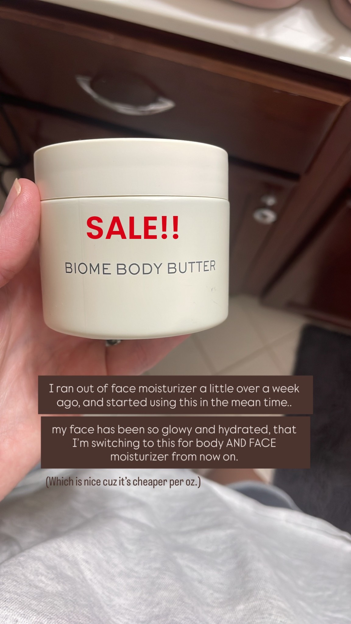 Probiotic moisturizer I use on my face and body. It’s soo good! 
30% off!

#LTKselfcare #LTKHoliday #LTKgrwm