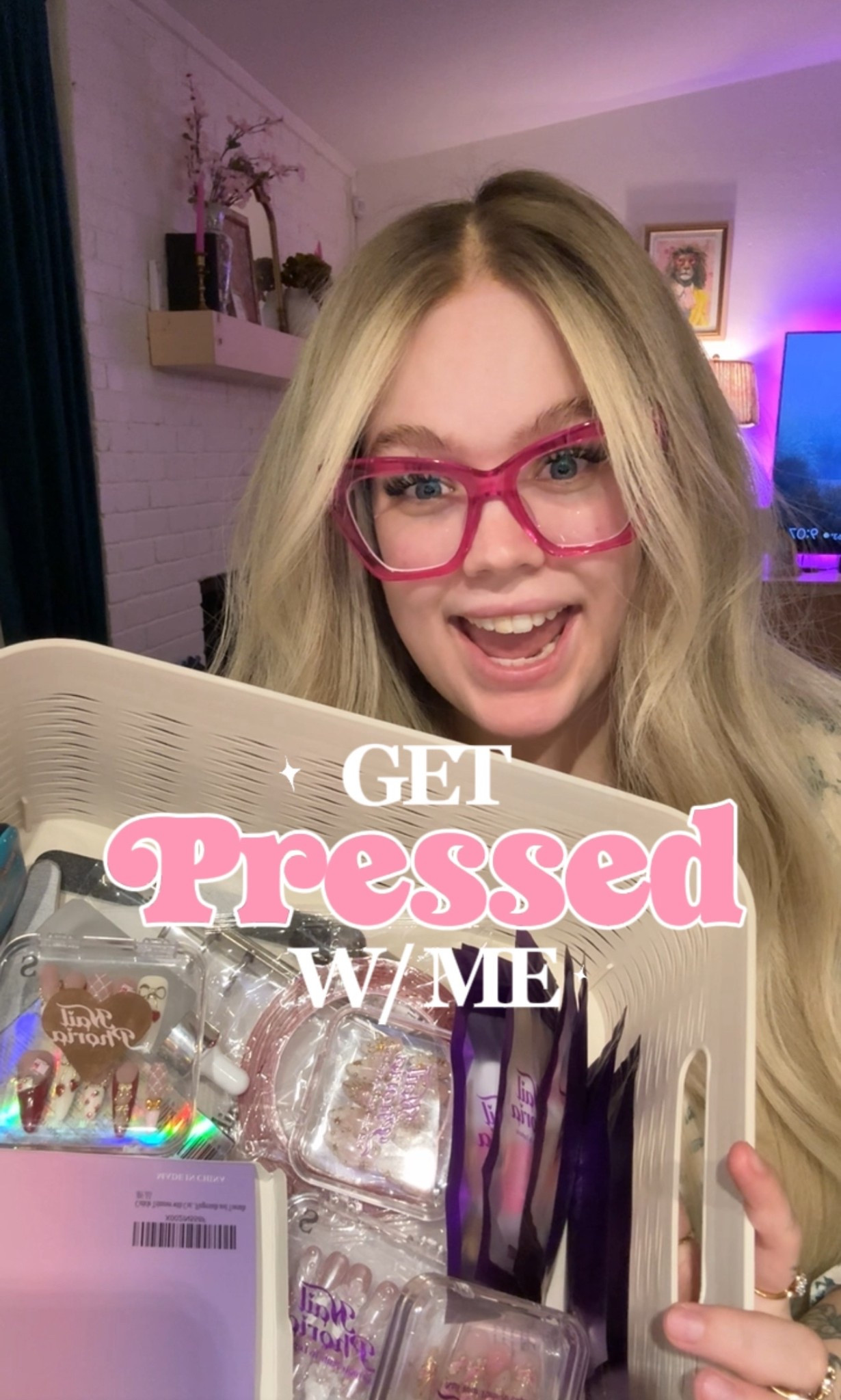 Press on nail must haves! 
(Nails are from nail phoria on TikTok)