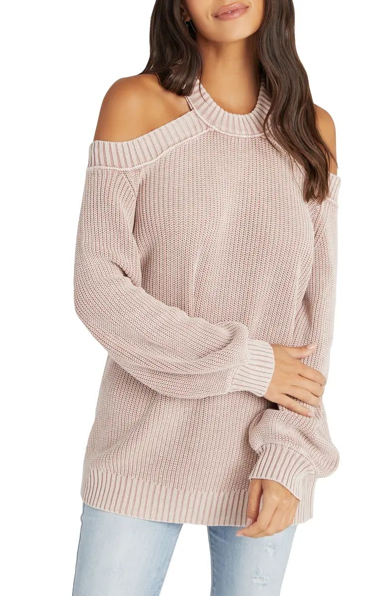 Cold Shoulder Cotton SweaterVICI COLLECTION | Nordstrom