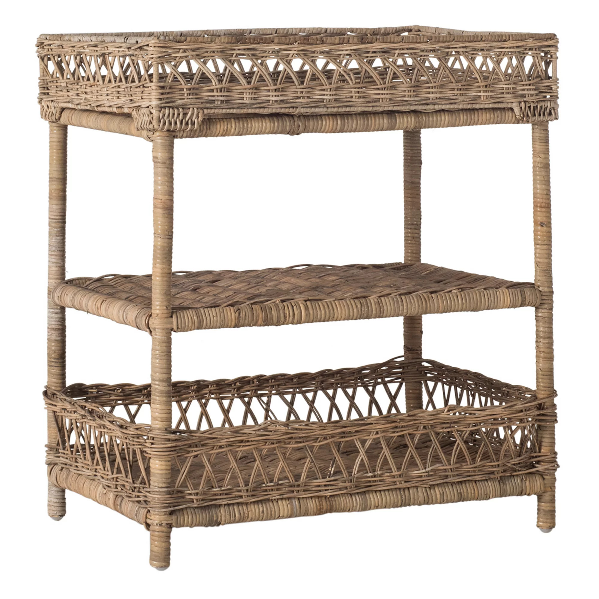 Safavieh Ajani 3-Tier Wicker End Table | Kohl's