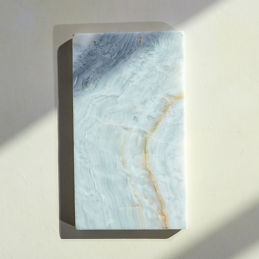 Blue Onyx Rectangle Serving Board | Terrain