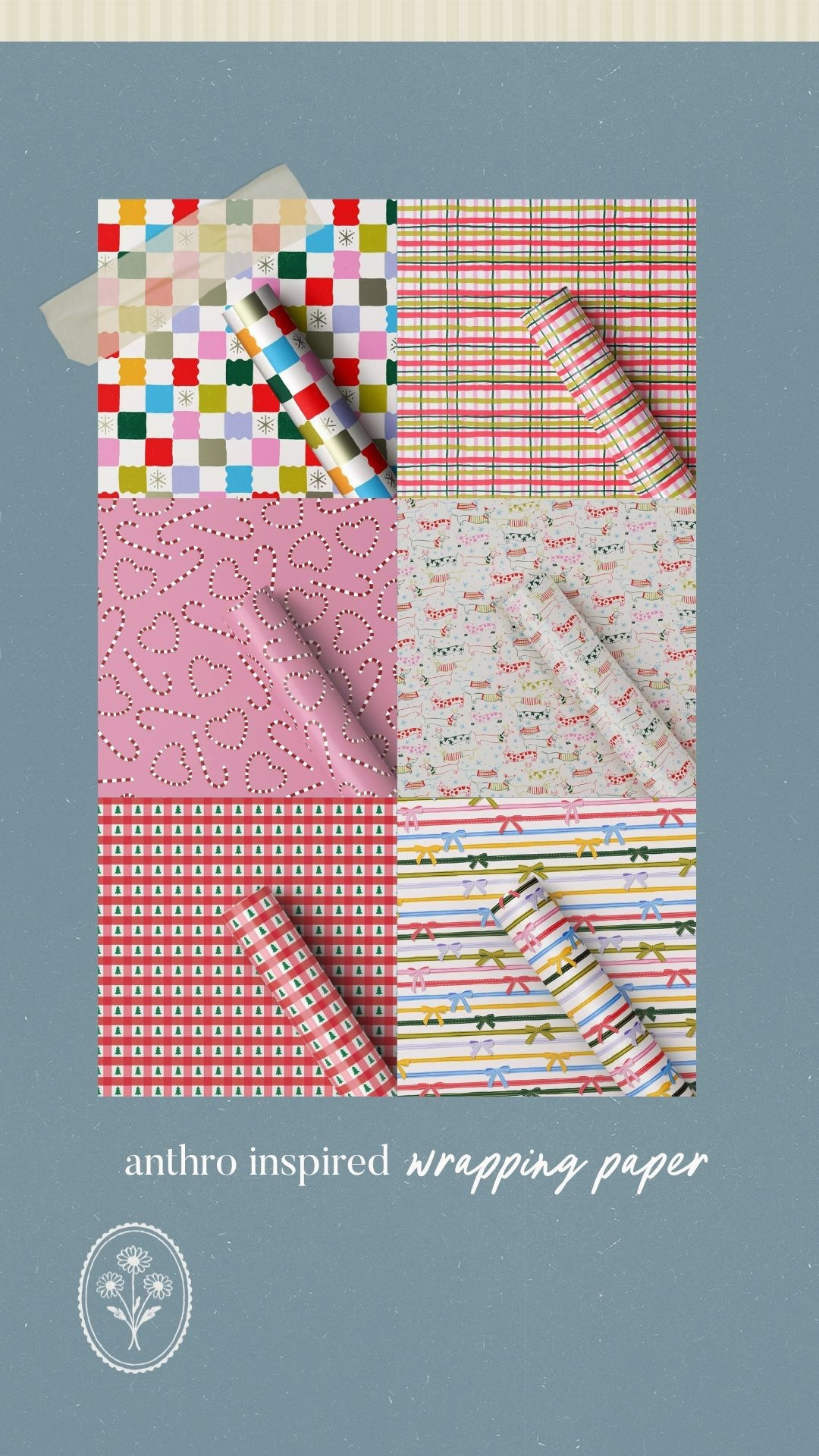 Wrapping paper, target christmas decor 

#LTKHome #LTKSeasonal #LTKFindsUnder50