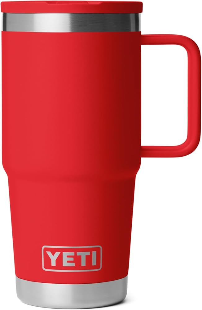 YETI Rambler 20 oz Travel Mug with Flip Straw Lid – Stainless Steel, Vacuum Insulated, Leakproo... | Amazon (US)