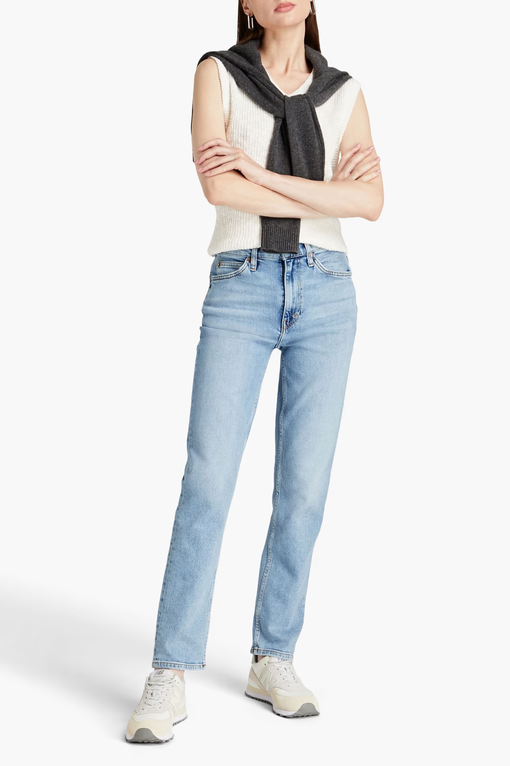 70s high-rise straight-leg jeans | The Outnet (US and CA)