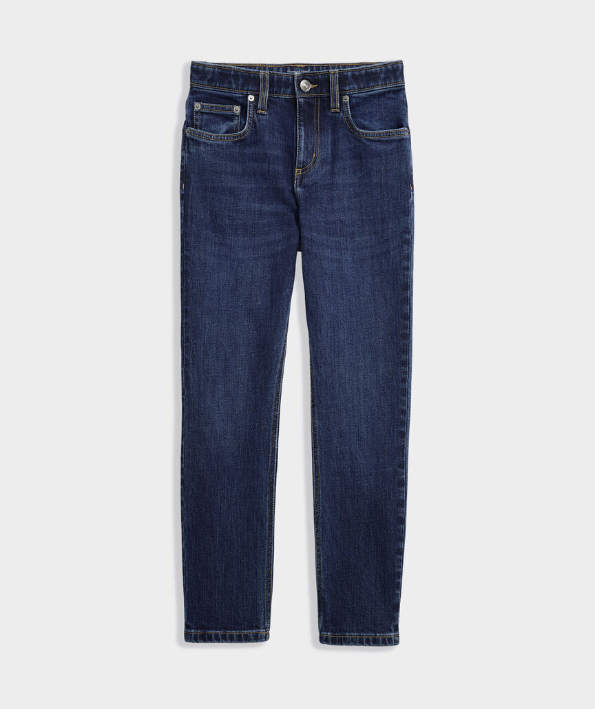 Boys' Slim Straight Indigo Jeans | vineyard vines