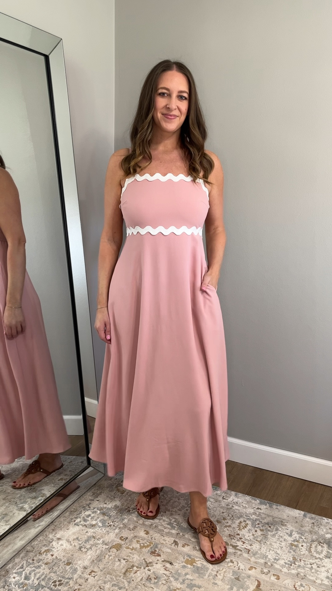 Love this pretty pink dress- perfect for a wedding or baby shower!

Wearing small & comes in more colors 

Spring dress // spring outfit // summer dress // summer outfit // summer outfits 2026 // resort wear // resort dress // spring outfits 2026 // date night outfits // spring dresses // resort wear 2026 // vacation outfits beach // spring break outfits // family photos outfits// family photos dress // family photos outfit ideas // Italy summer // tropical vacation // vacation outfits // beach outfit // swim look // swim outfits // beach outfits // tropical vacation // cruise outfit // cruise dress // baby shower dress // baby shower outfit // wedding shower dress // wedding shower outfit // bridal shower outfit // bridal shower dress // work outfit // office outfit // business casual // work outfits // office outfits // business casual workwear // event dress // wedding guest dress // cocktail dress // country concert outfits // festival outfit // festival dress // graduation dress // graduation dresses // Mother’s Day 

#LTKSeasonal #LTKMothersDay #LTKootd