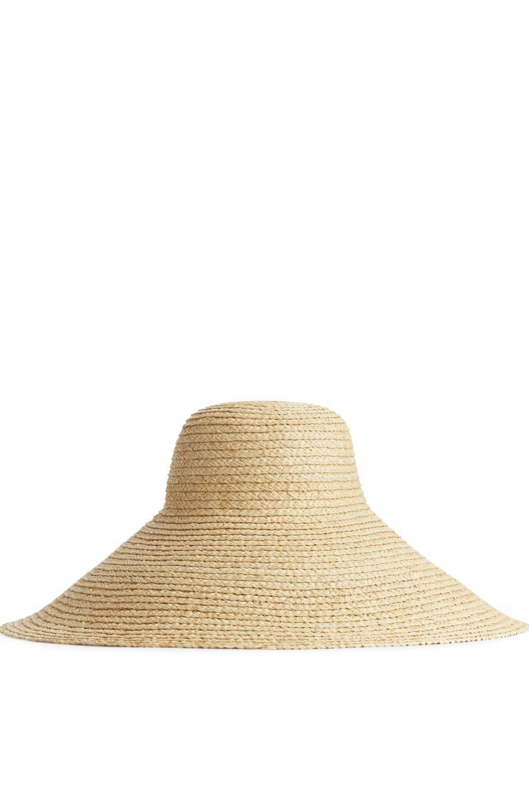 Wide Brim Straw Hat | H&M (UK, MY, IN, SG, PH, TW, HK)