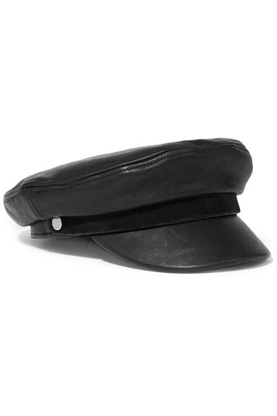 Textured-leather cap | NET-A-PORTER (UK & EU)