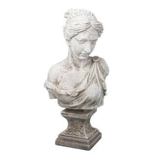 A & B Home Bust of Women Antique White 76850 - The Home Depot | The Home Depot