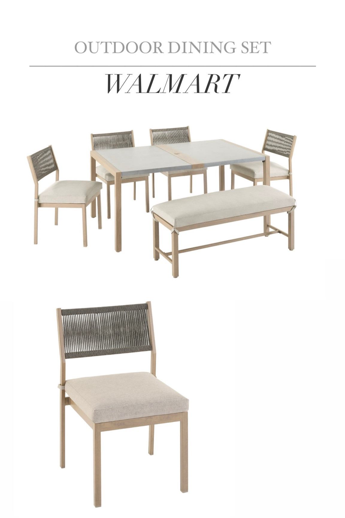 Perfect outdoor dining set!🌸 

outdoor furniture 

Neutral tones- European style backyard- patio set- affordable outdoor set- trendy outdoor set

#LTKSaleAlert #LTKHome #LTKStyleTip