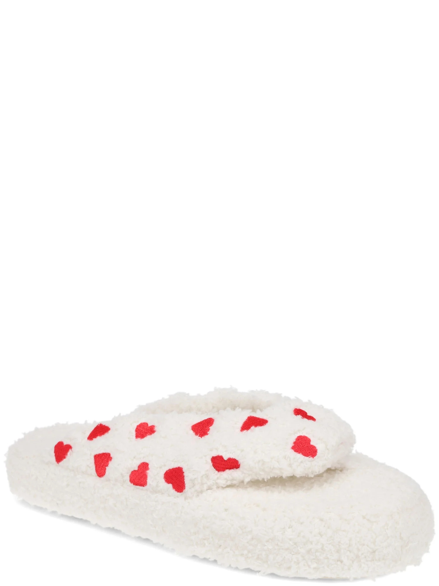 Joyspun Women's Heart Thong Slippers | Walmart (US)