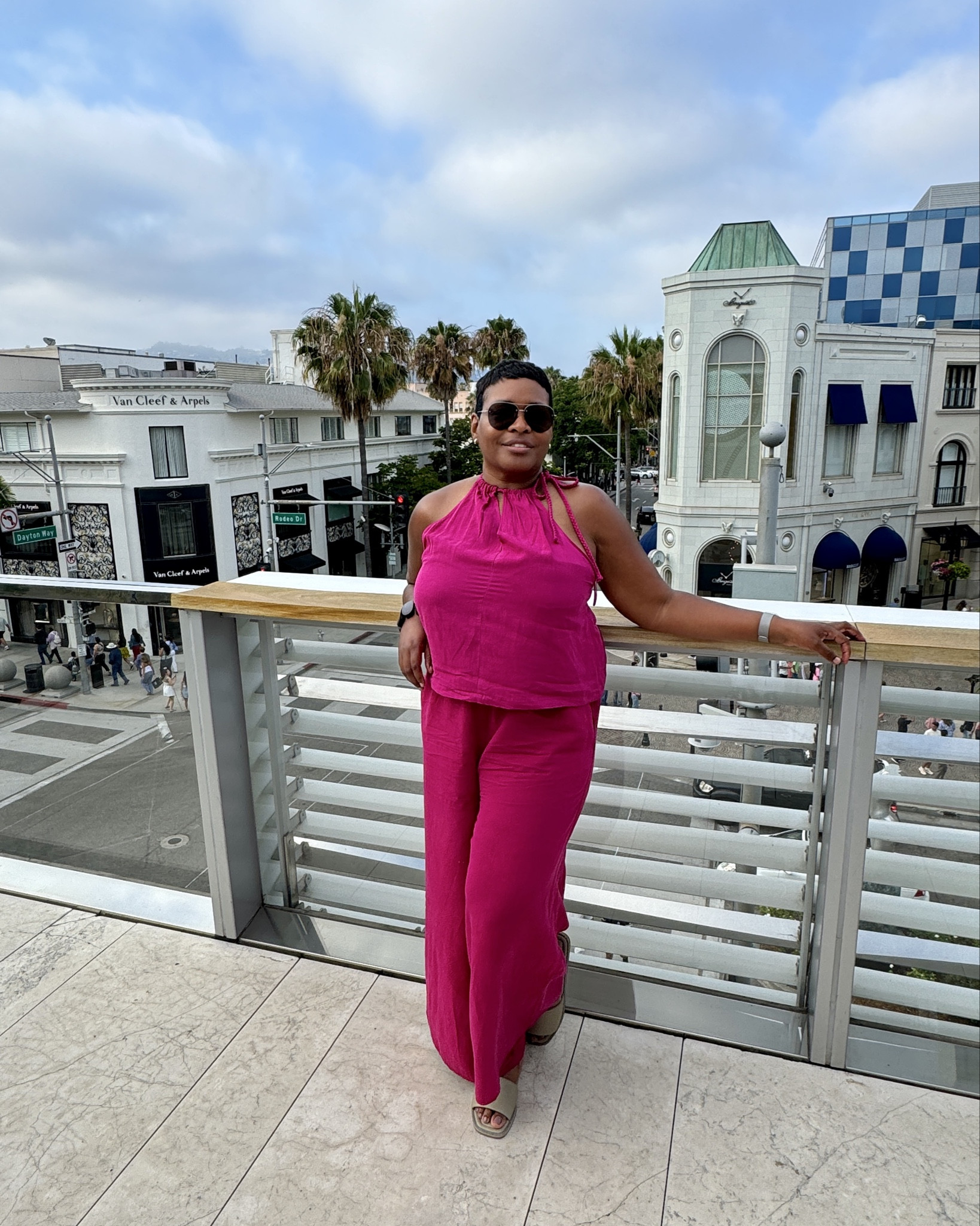 Fuchsia on Fuchsia? 

Absolutely YES! What’s not to love about this monotone wide leg pantsuit. Its effortless design is stylish, bold and surprisingly comfy. 

Perfect for brunch, as a vacation outfit or just lounging around with family. 

#LTKOver40 #LTKTravel #LTKStyleTip