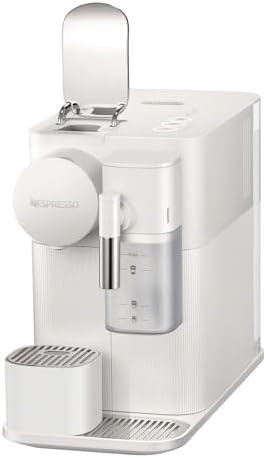 Nespresso Lattissima One Original Espresso Machine with Milk Frother by De'Longhi, Silky White | Amazon (US)