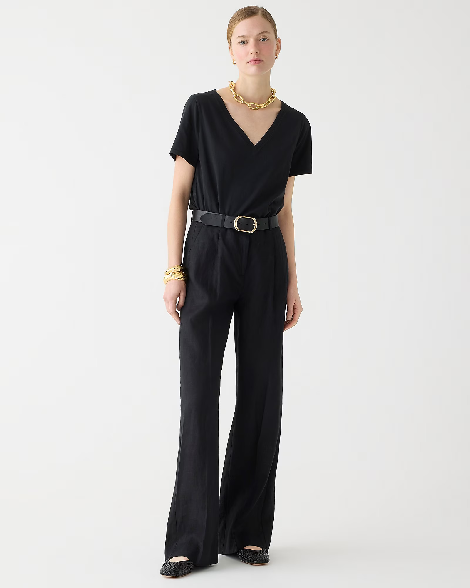 Vintage jersey classic-fit V-neck T-shirt | J. Crew US