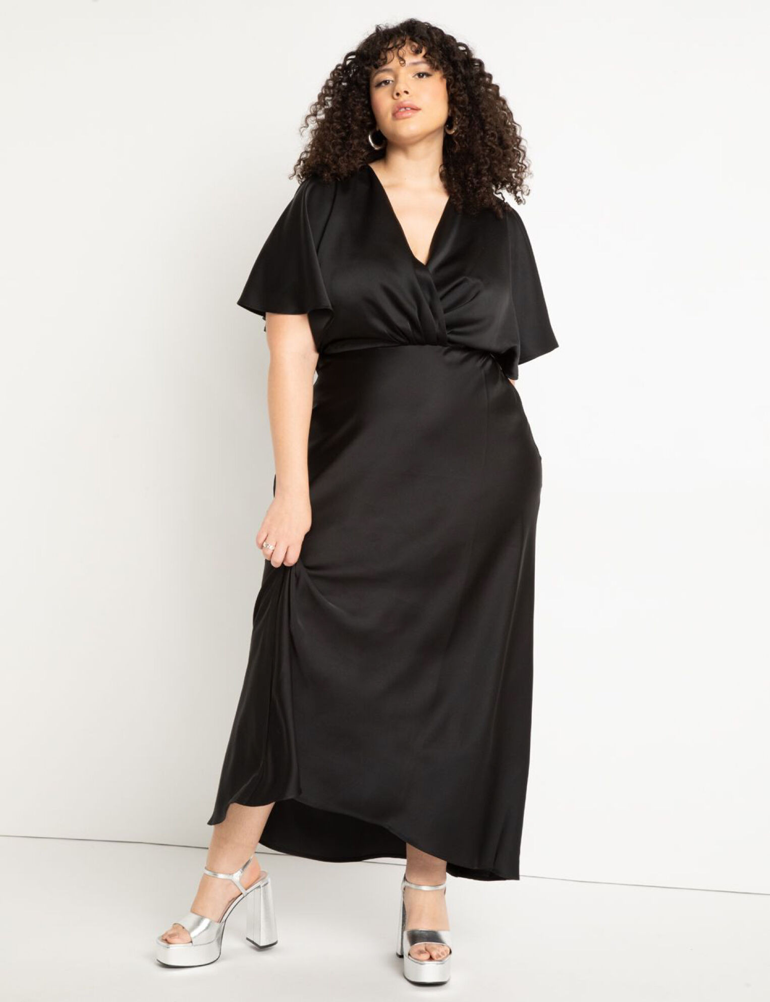 Kimono Sleeve Maxi Dress | Eloquii