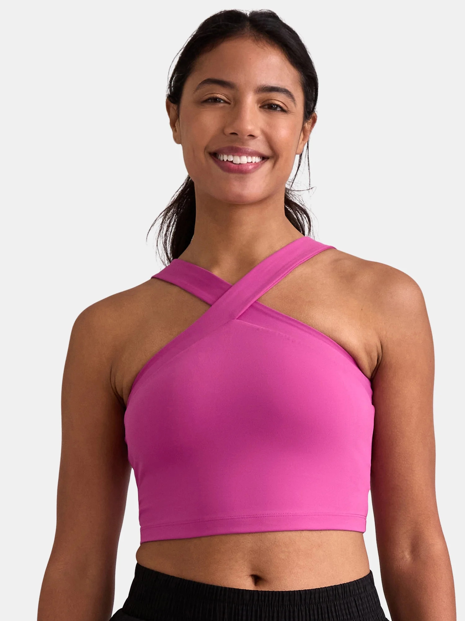 Avia Women's SoftSculpt High Neck Sports Bra, Sizes XS-XXXL | Walmart (US)