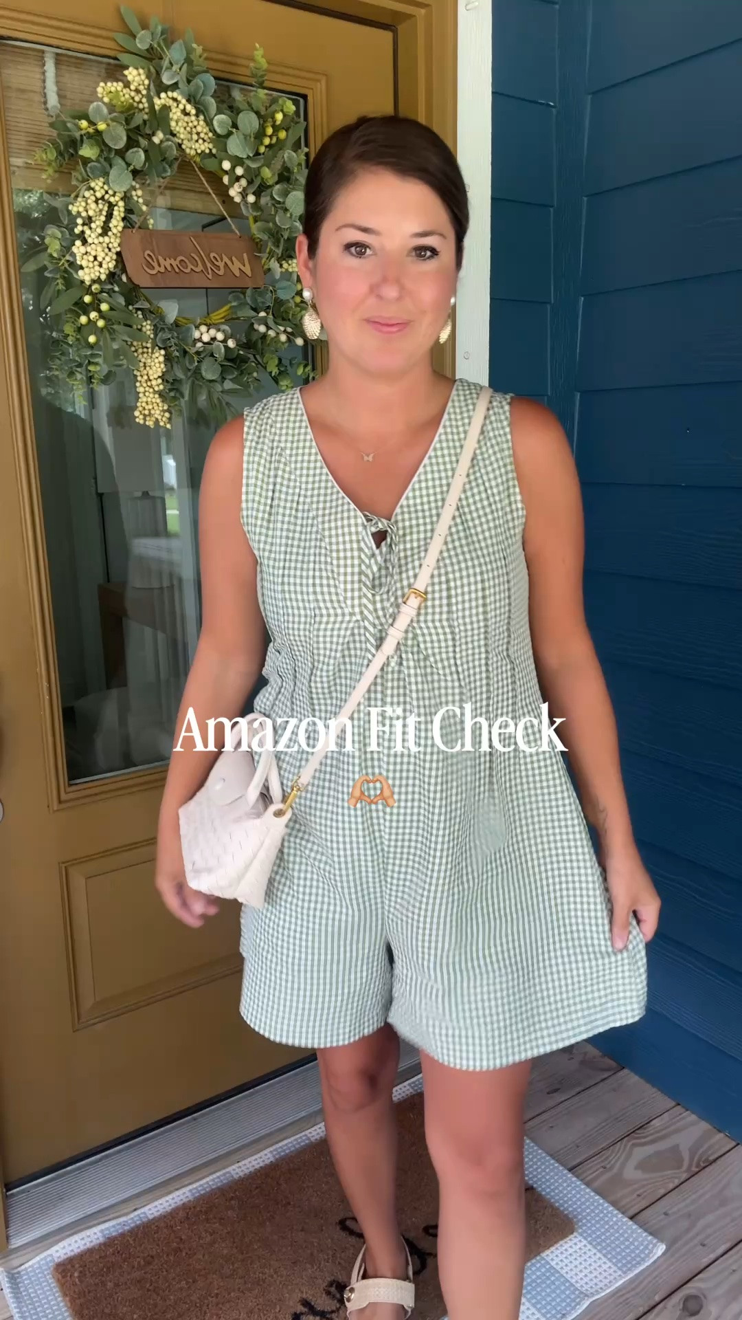 Gingham romper, summer outfit, church outfit 

Wearing medium

#LTKootd