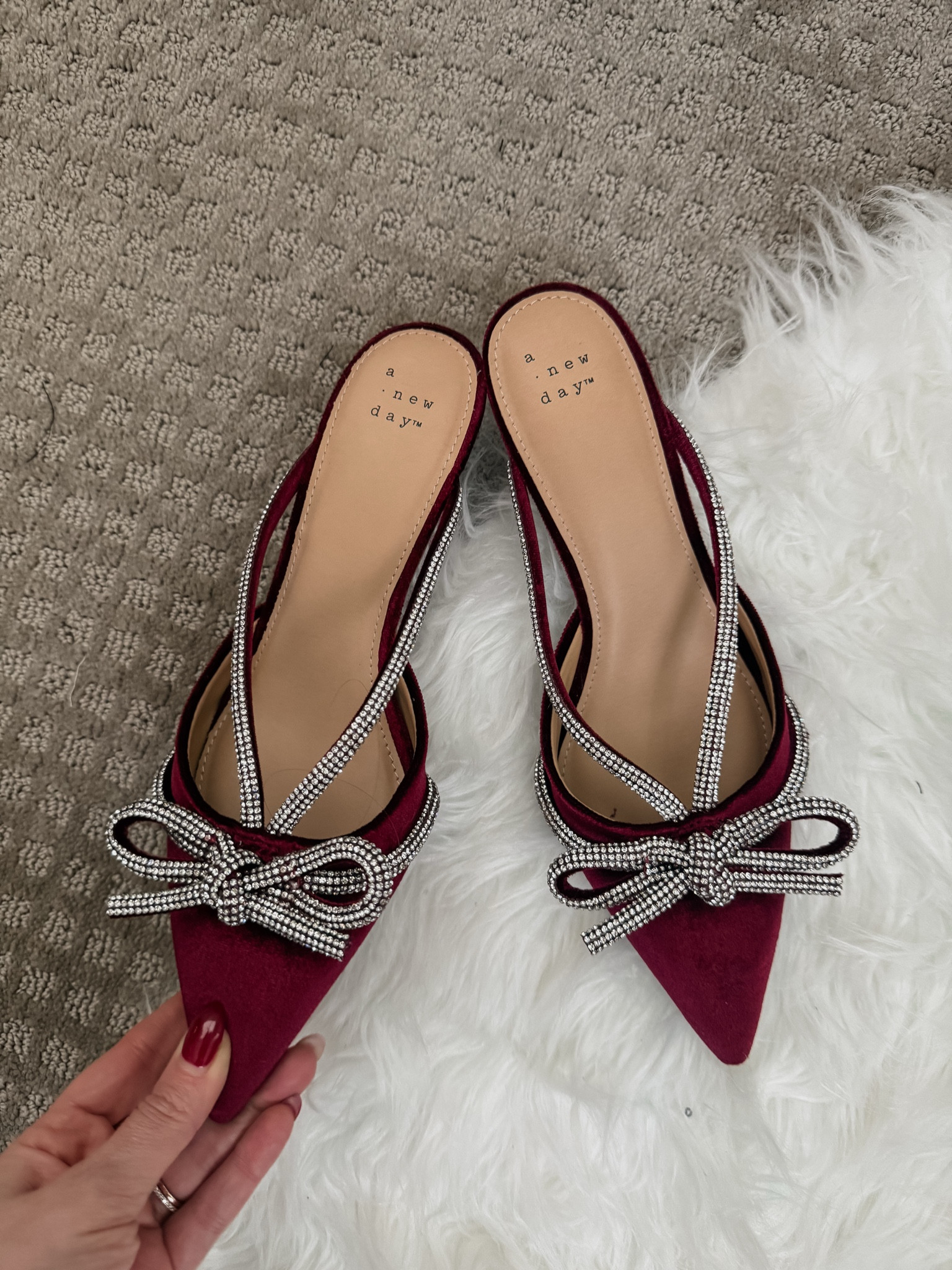 Holiday shoes. Kitten heels. 

#LTKFindsUnder100 #LTKFindsUnder50 #LTKHoliday