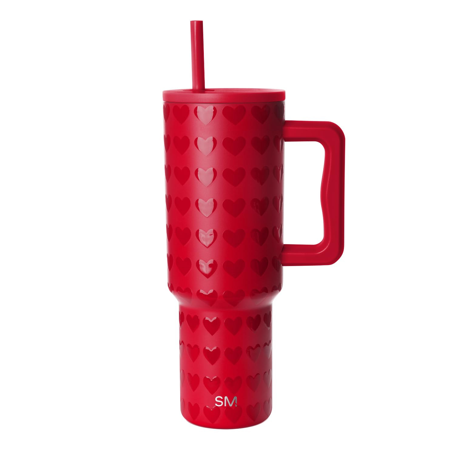 Simple Modern Valentines Day 40 oz Tumbler with Handle and Straw Lid | Gift Insulated Reusable St... | Amazon (US)