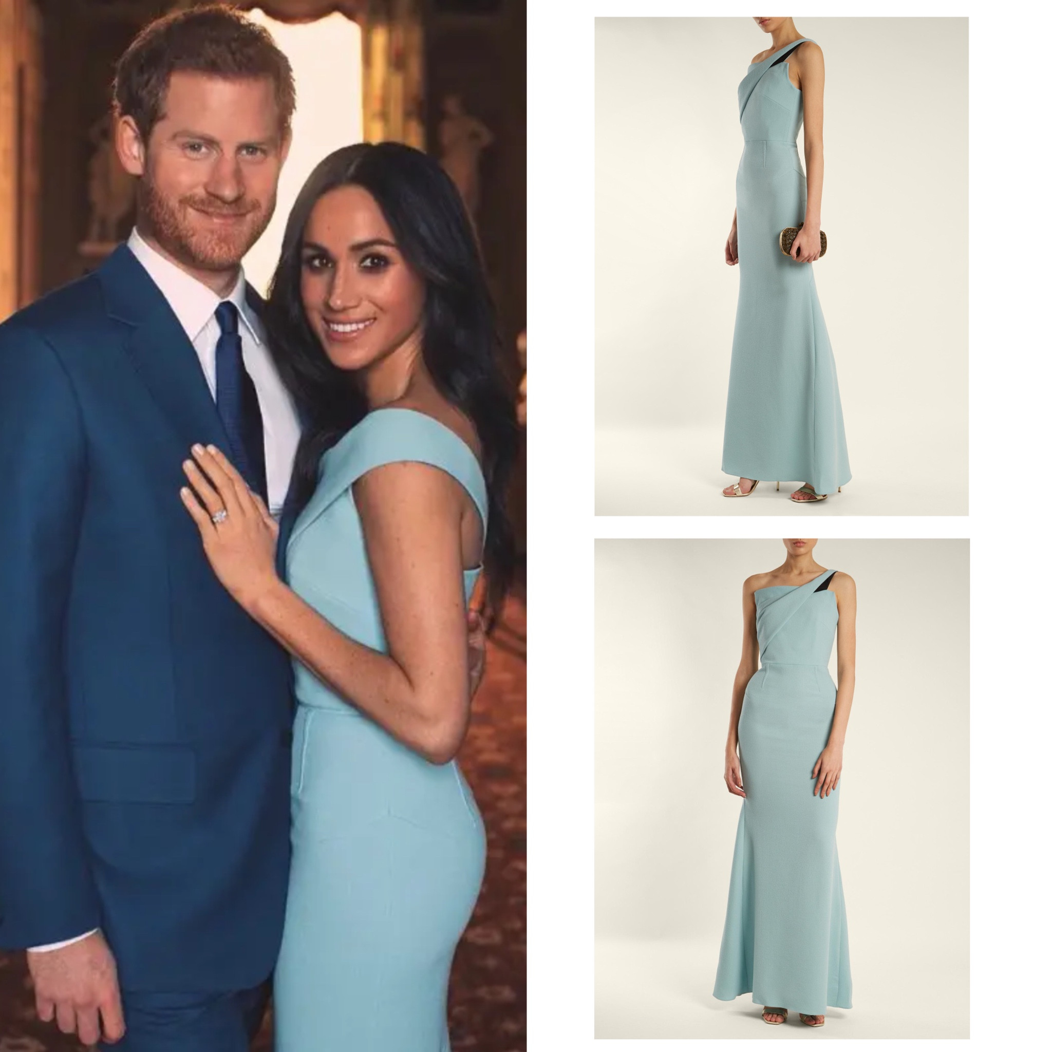 Meghan wearing Roland Mouret lockton gown #evening 

#LTKstyletip