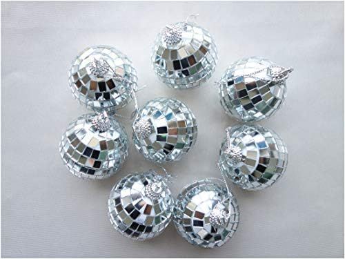 24 Pcs 2 Inch Disco Ball Decoration Mirror Ball Ornament for Party Christmas Xmas Tree | Amazon (US)
