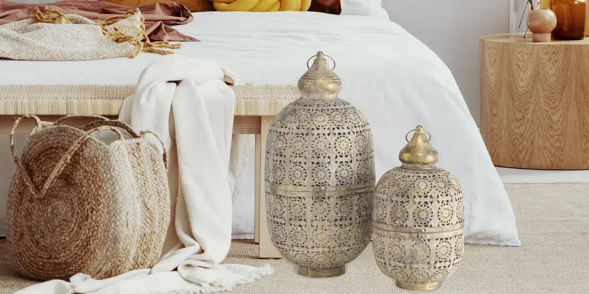 2 PIece Chubby Oasis Candle Lantern Set | Wayfair North America