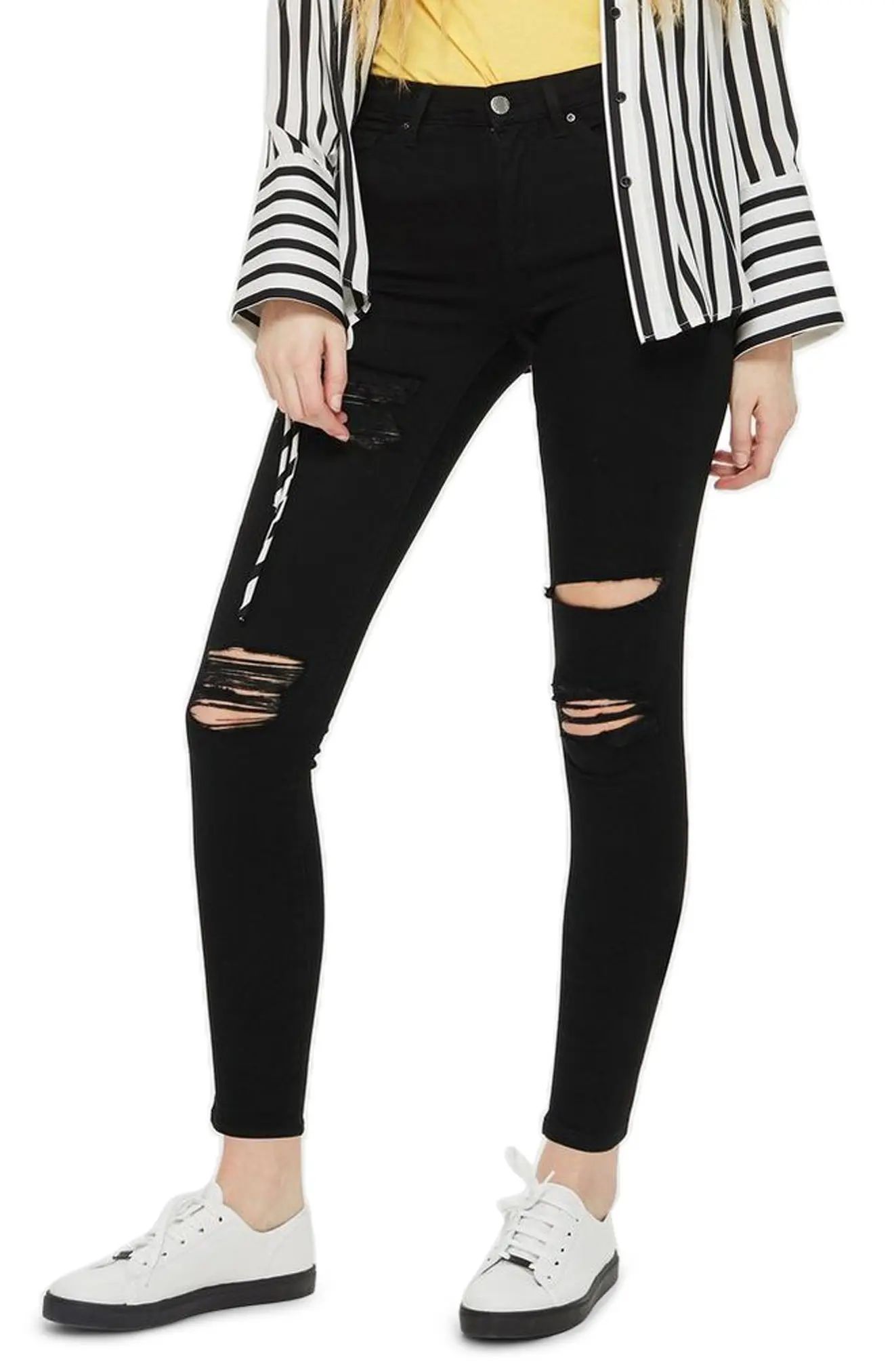 Topshop MOTO Leigh Super Rip Jeans | Nordstrom