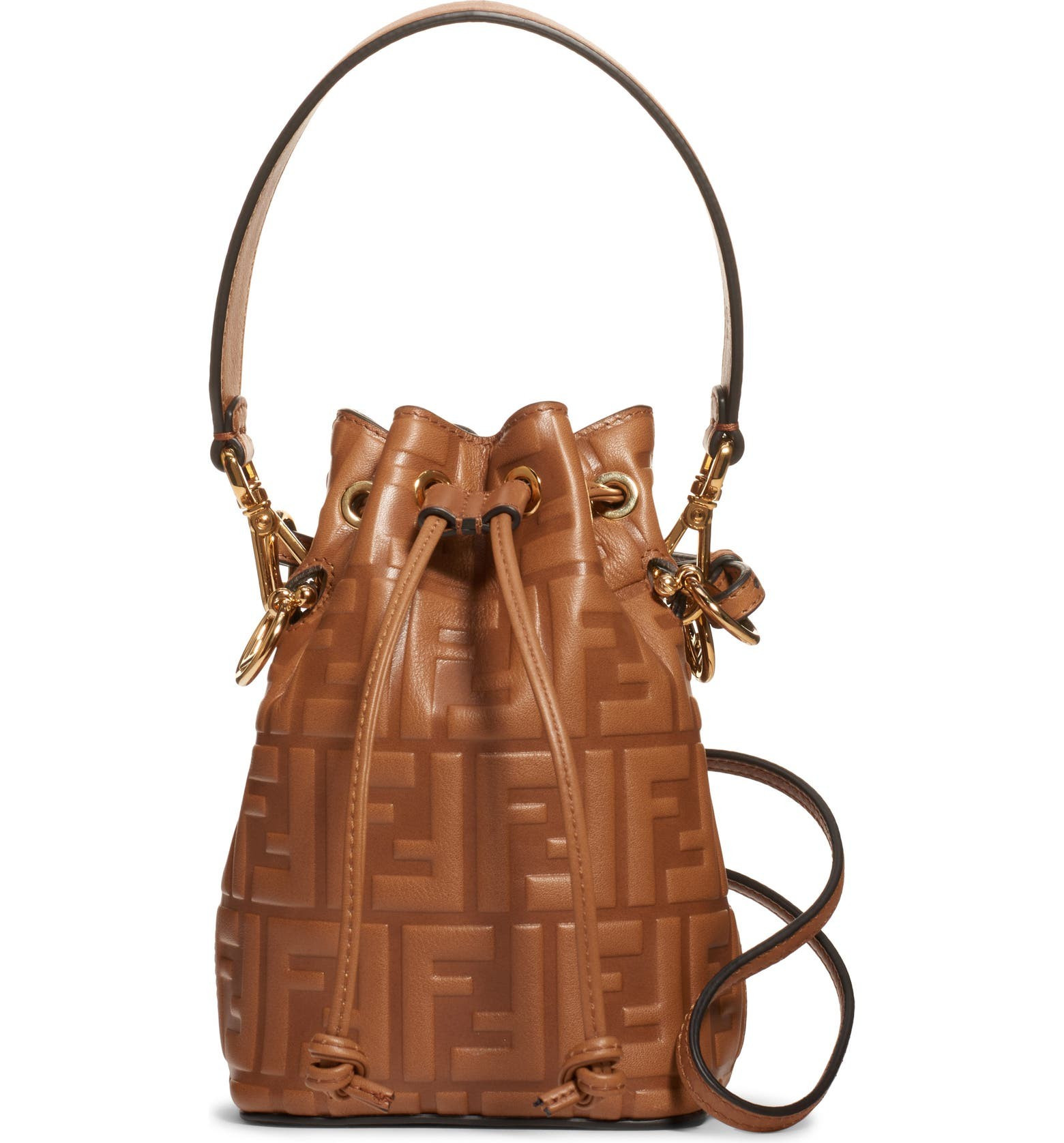 Mini Mon Tresor Logo Leather Bucket Bag | Nordstrom