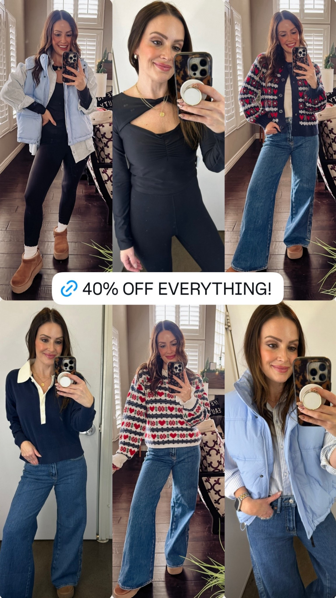 Old Navy 40% OFF EVERYTHiNG! So many good looks and finds.

If you are a cardholder you get 50% off EVERYTHING. Code: DEALS 


Denim | sweaters | valentines looks | puffer vest | spring | casual | cozy 

#LTKootd #LTKSaleAlert #LTKOver40