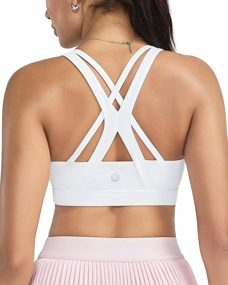 RUNNING GIRL Sports Bras for Women,Seamless Strappy Sports Bra High Support Crisscross Back with ... | Amazon (US)