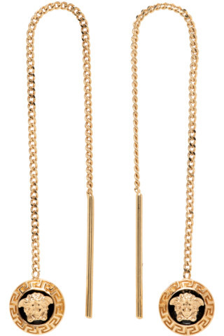 Versace - Gold Medusa Earrings | SSENSE