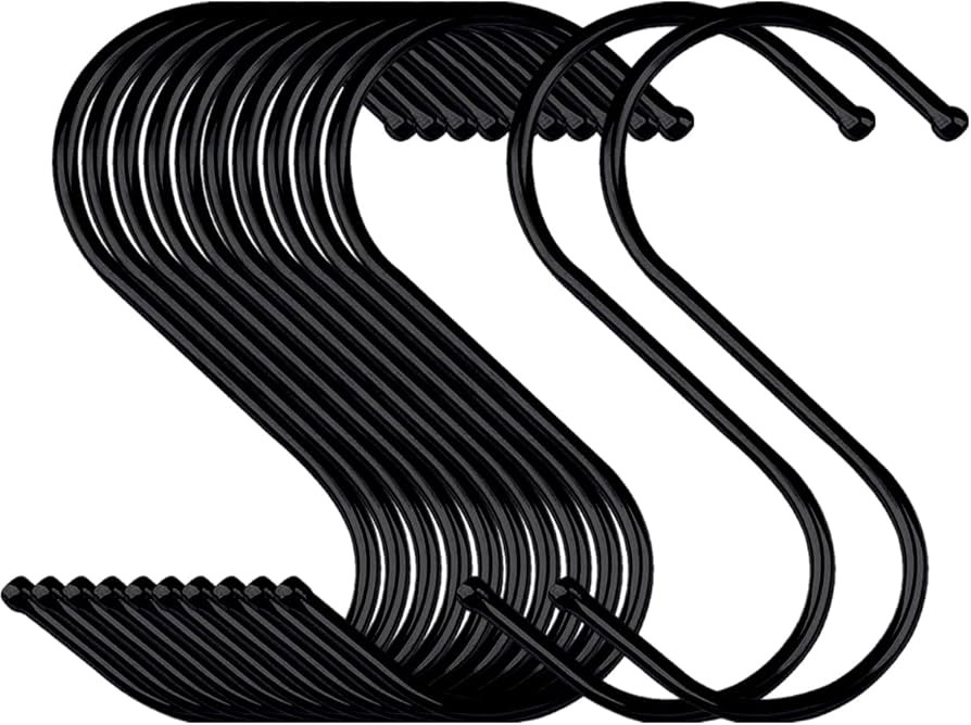 ALTKOL S Hooks for Hanging, 30-Pack S Shaped Hook Heavy Duty Hanging Hooks for Pots, Pans, Plants... | Amazon (US)
