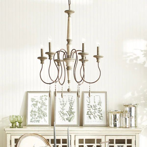 Zoe 6-light French Antique Chandelier | Bed Bath & Beyond