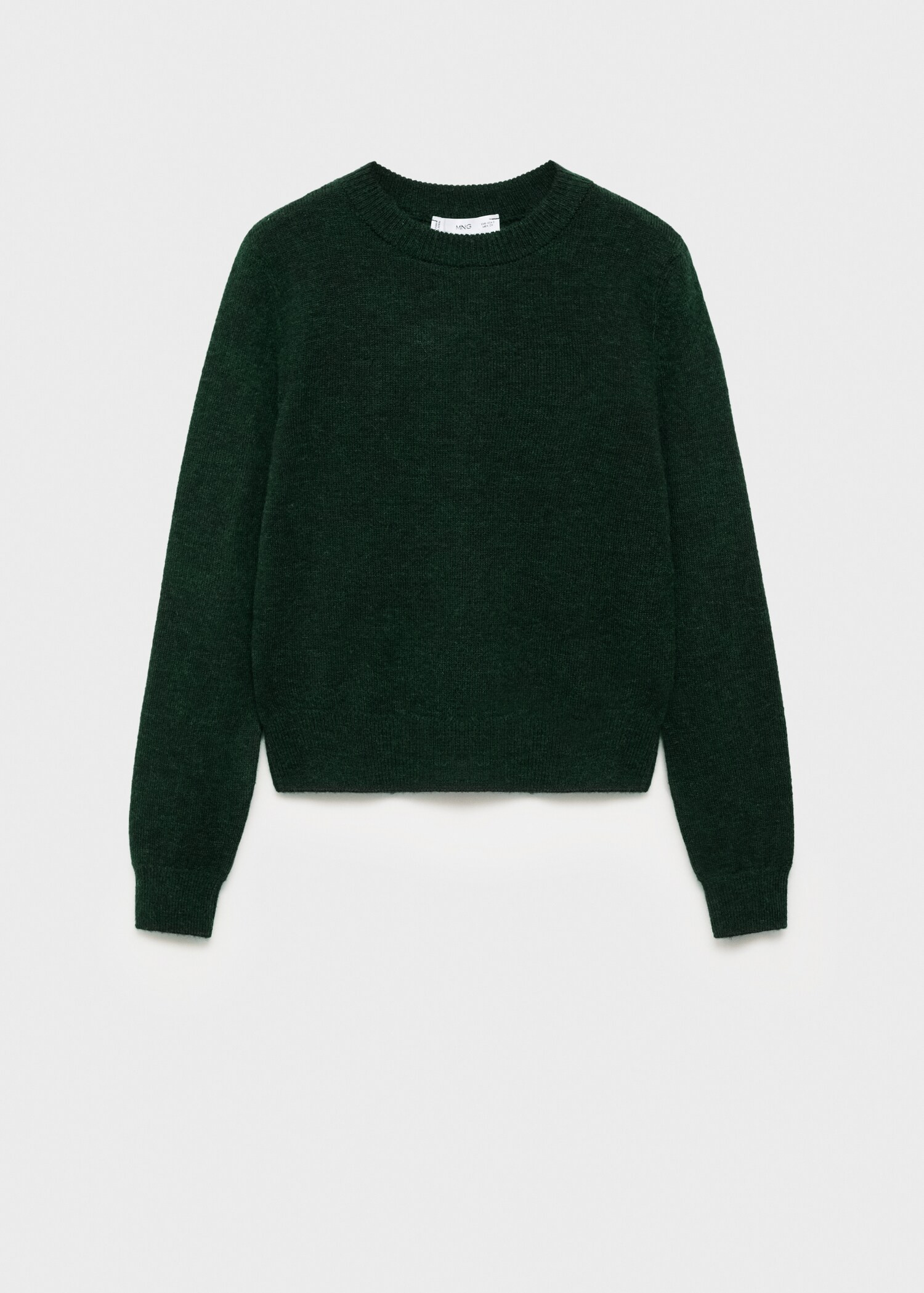 Round-neck knitted sweater - Women | MANGO USA | Mango (US/MX/AU)