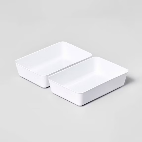 2pk Large Storage Trays - Brightroom™ | Target