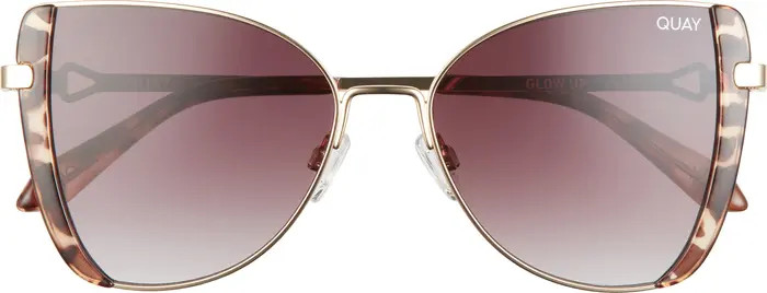 Quay Australia Glow Up 55mm Cat Eye Sunglasses | Nordstrom | Nordstrom