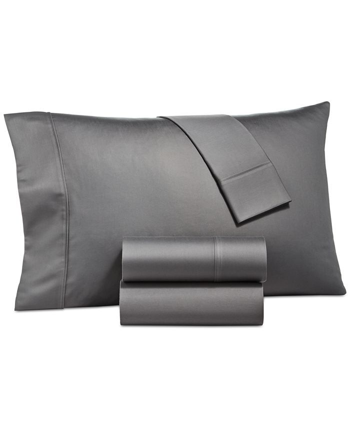 AQ Textiles Camden Sateen 1250 Thread Count 4 Pc. Sheet Set, Full & Reviews - Home - Macy's | Macys (US)