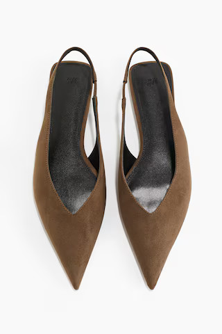 Pointed slingbacks | H&M (UK, MY, IN, SG, PH, TW, HK)