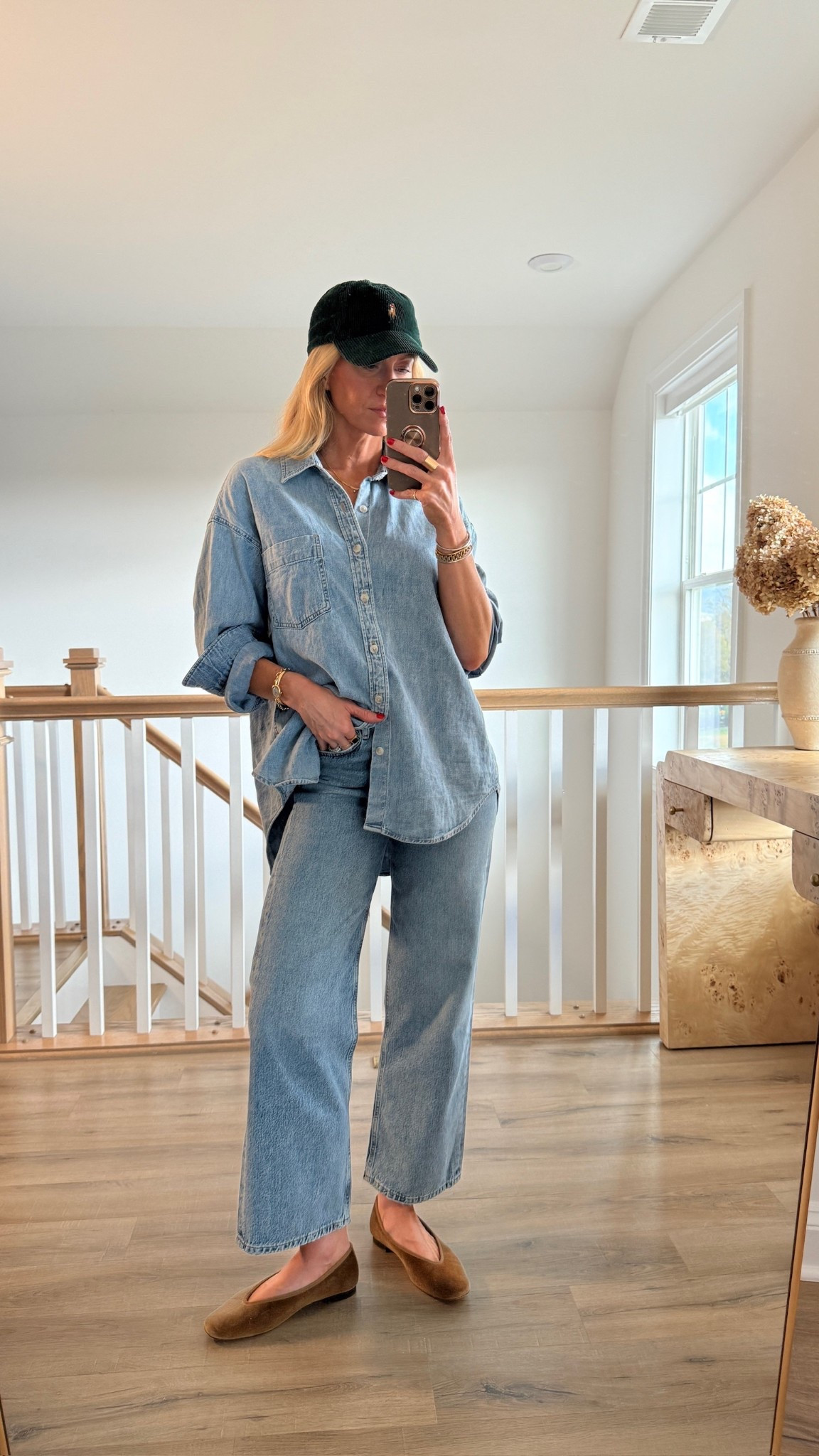 A classic Polo baseball cap should be on every picky girls Christmas list. I’ve linked all of my favorites below (the green corduroy and the red classic are my top favs) 
Denim top: runs oversized, wearing a S, wash is 7 Yrs Pctr 
Jeans: run TTS, wearing a 25 

#LTKGiftGuide #LTKSeasonal #LTKHoliday