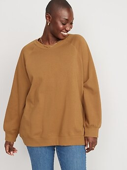 Oversized Vintage Tunic Sweatshirt for Women | Old Navy (US)