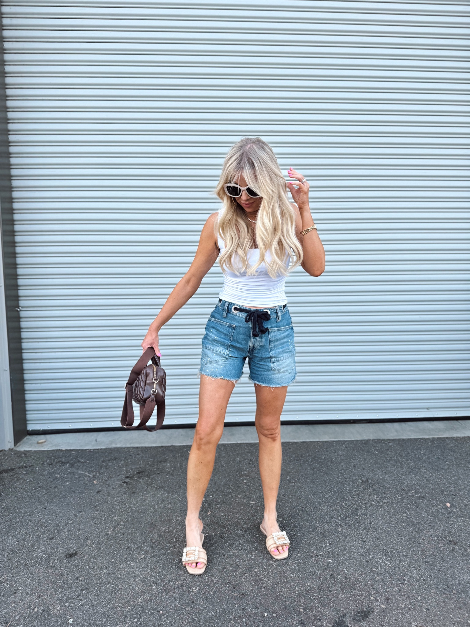 The perfect mom shorts ever!

#LTKSeasonal #LTKstyletip