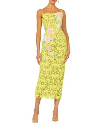 Helsi Georgia Fitted 3D Floral Midi Dress | Bloomingdale's NEW & NOW Women's New Arrivals | Bloomingdale's (AU)