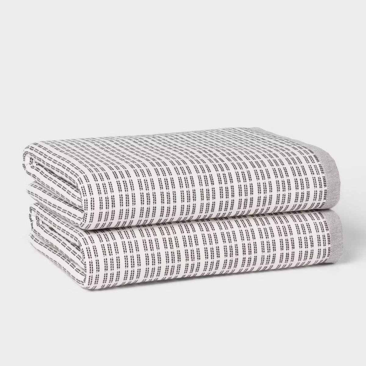 Modern Dash Towel Black/White - Threshold™ | Target