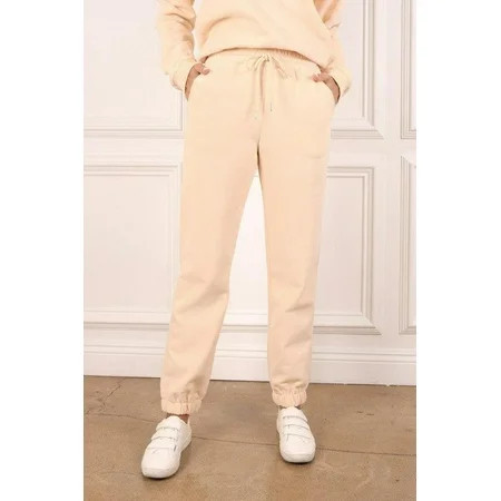 Cream Sweat Jogger Pants | Walmart (US)