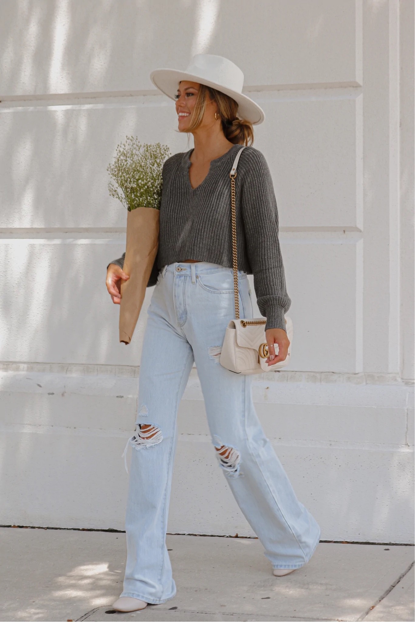 Cute and casual grey sweater fall #ootd 
Use code: ABeary10 for a discount! 💗 

Lauren Nicole 

#LTKSeasonal #LTKunder50 #LTKstyletip