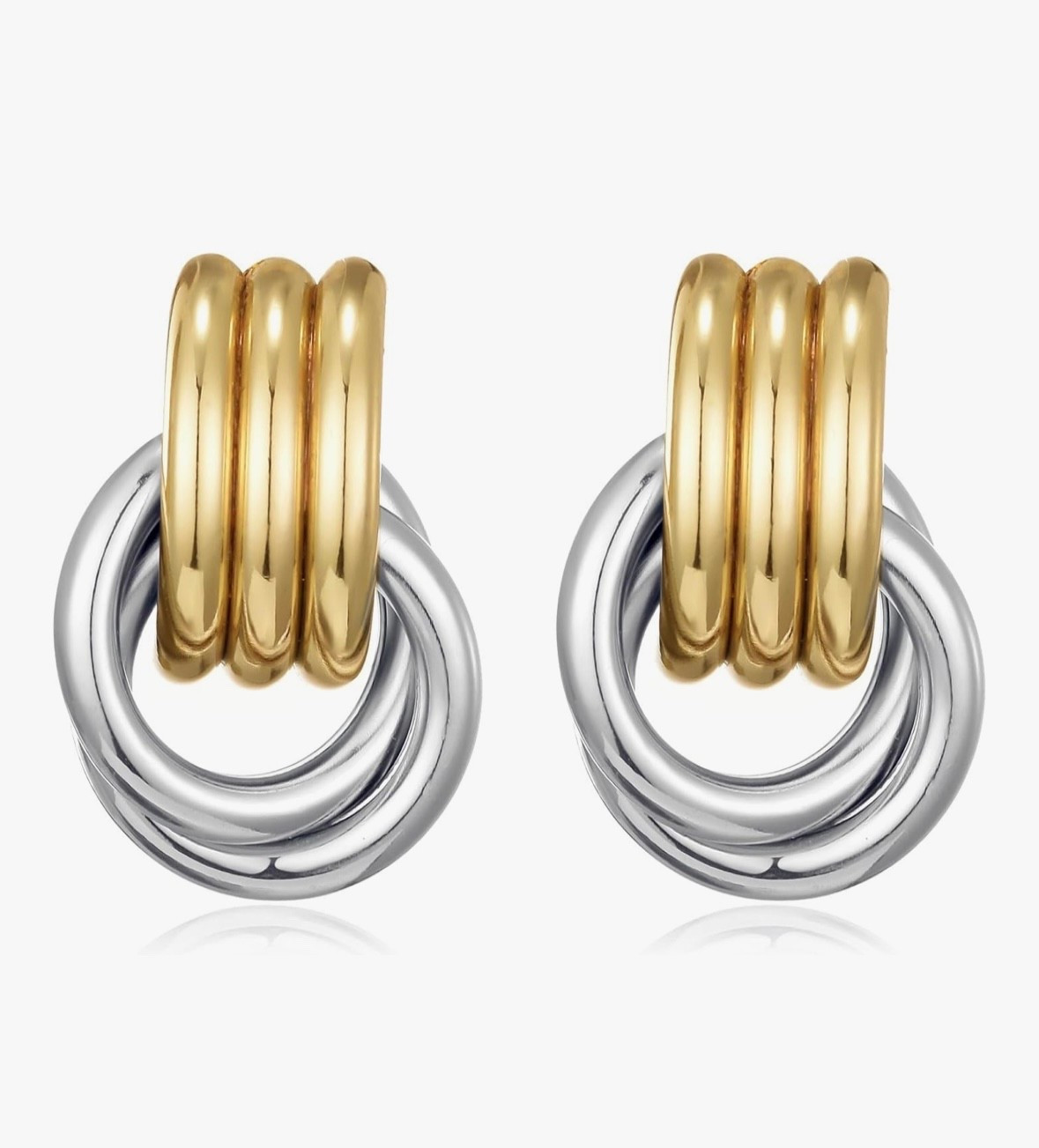 14K Gold Knot Earrings for Women Gold Silver Earrings Heart Link Drop Dangle Earring Chunky Gold Knotted Statement Jewelry

#LTKFindsUnder50 #LTKStyleTip