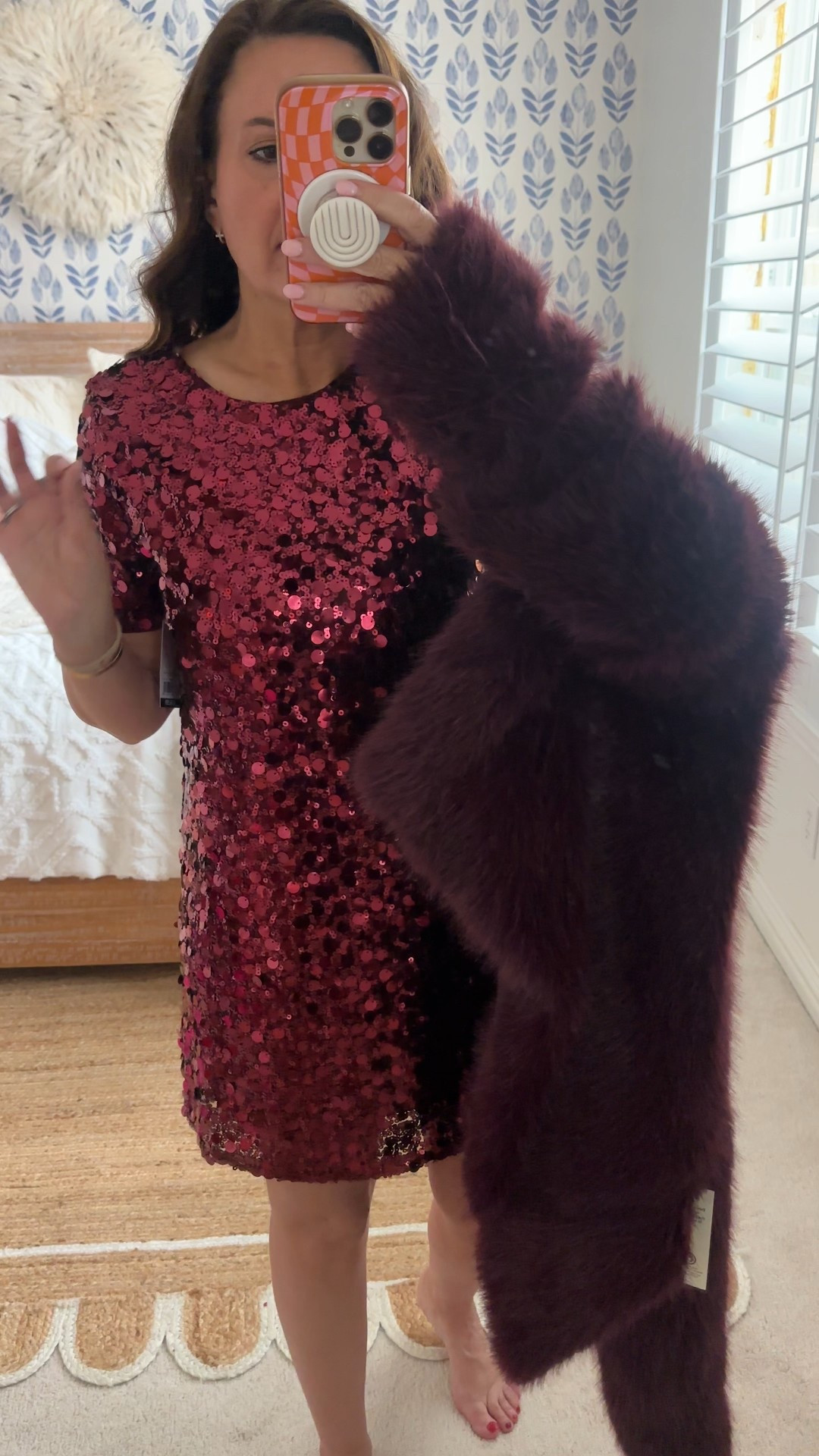 Wearing a small in both! Cute for NYE or Christmas cocktail parties!
.


#LTKSeasonal #LTKHoliday #LTKOver40