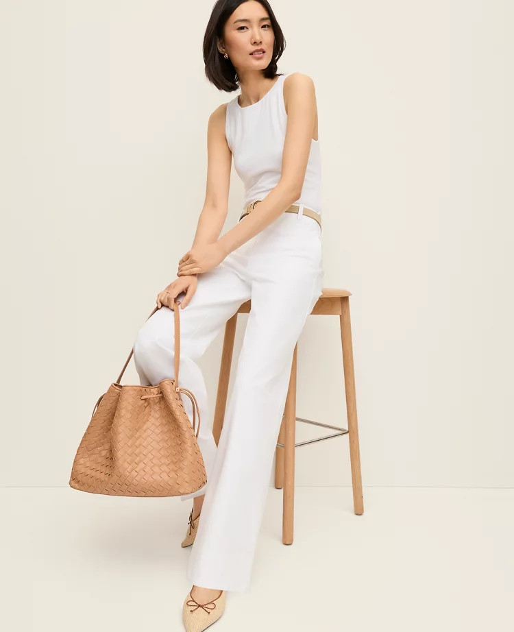 The Modern Wide Leg Pant in Bi-Stretch | Ann Taylor