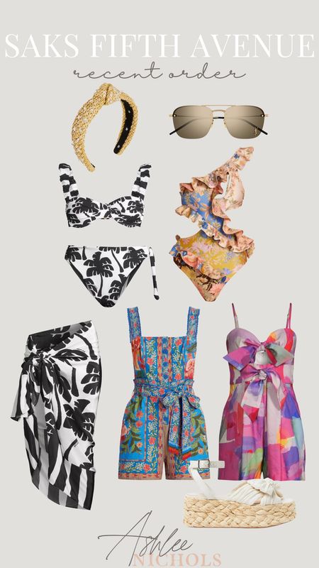 Saks fifth avenue recent order!!

What I ordered, swimsuit, swimwear, bikinis, rompers, spring style 

#LTKSeasonal #LTKbeauty #LTKstyletip
